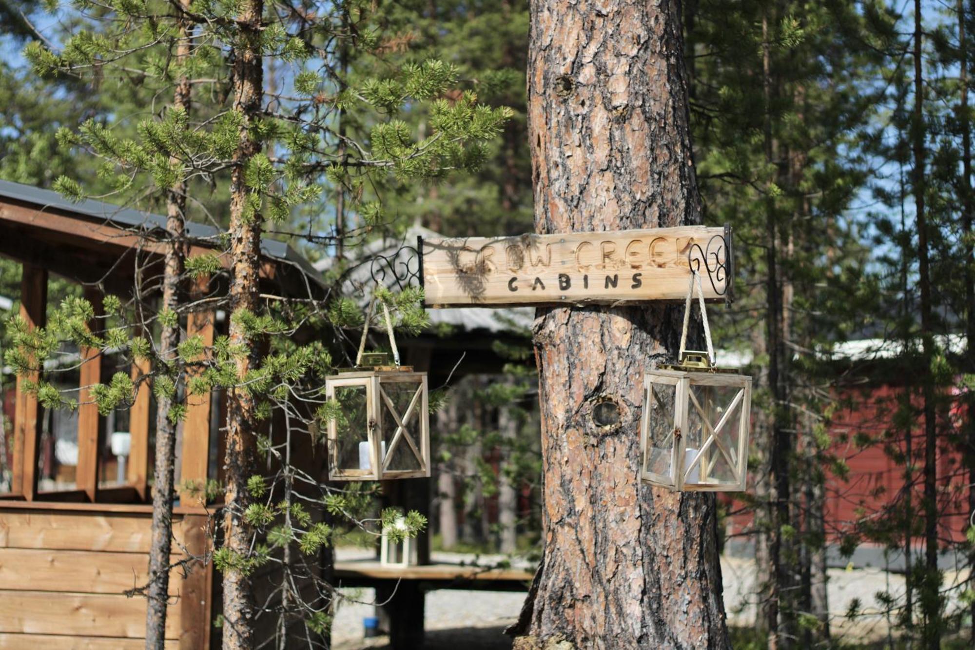 Crow Creek Cabins Инари Экстерьер фото